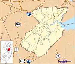 珀斯安博伊在Middlesex County, New Jersey的位置