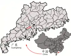 高明区的地理位置