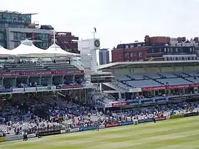 Mound Stand at Lords Cricket Ground.