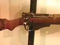 美國 M1895 李 海軍型步槍直拉式槍機閉鎖狀態