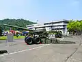 兵整中心展示的中華民國陸軍M59加農炮（前）與M114A1 155mm榴彈炮（後）