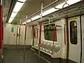 港鐵K train車廂內