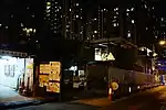 建築中的B2出口夜景（2014年12月）