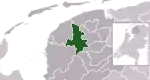 Location of Leeuwarden