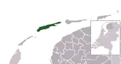 Location of Terschelling