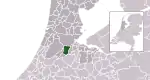 Location of Amstelveen