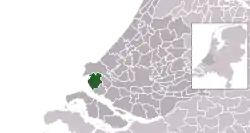 Location of Westvoorne