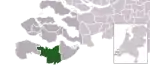 Location of Terneuzen