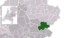 Highlighted position of Berkelland in a municipal map of Gelderland