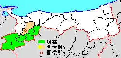 日野郡位置圖