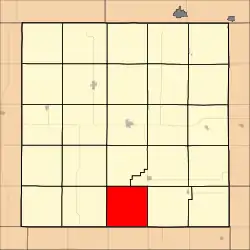 布朗斯克里克鎮區在朱厄爾縣的位置