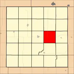 華盛頓鎮區在朱厄爾縣的位置