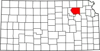 堪薩斯州波特瓦特米縣地圖