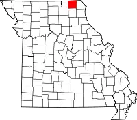 標示出蘇格蘭縣位置的地圖