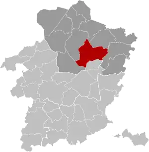 在林堡省的位置