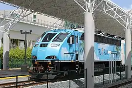 在邁阿密聯運中心的 布魯克維爾 機車