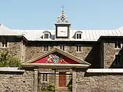 View of the Saint-Sulpice Seminary main entrance