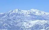 妙高山與火打山（野澤溫泉滑雪場所攝）