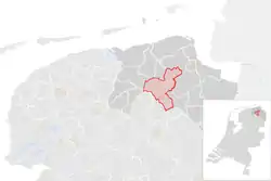 格罗宁根Groningen的位置