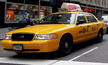 Crown Victoria taxi