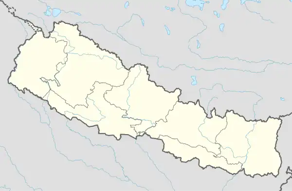 Location of Kathmandu,Nepal