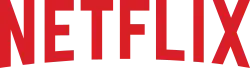 Logo for the Netflix service.