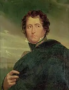 Portrait of Marshal Soult in a cloak