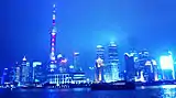 从外滩看浦东夜景