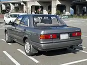 第七代Sunny B13型系1.5L Super Saloon四門轎車車尾(日本前期樣式)