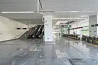 北侧站厅下层（2023年5月摄）