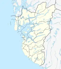 奥尔戈尔在Rogaland的位置