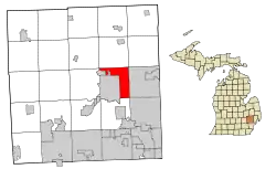 位於密西根州的奧克蘭郡