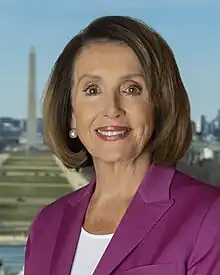 Official portrait of Nancy Pelosi