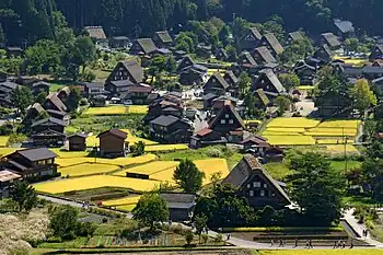 從城山展望台俯瞰荻町