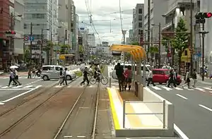 電車站望向東邊