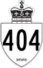 安大略404號省道 shield