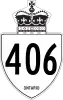 安大略406號省道 shield