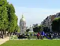 Les jardins de l'avenue de Breteuil.