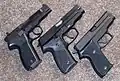 瓦爾特P88、CZ 99與SIG P225的比較。