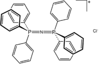 双(三苯基膦)氯化亚铵 是有较大基团的亲脂性的鏻离子 [Ph3PNPPh3]+的氯化物。