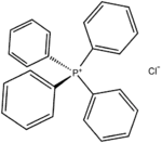 四苯基氯化鏻 (C6H5)4PCl，是对称的抗衡阳离子氯化物盐，常用于有机金属化学。