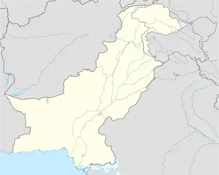 Mirpur Khas在巴基斯坦的位置