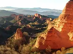 西班牙拉斯梅德拉斯全景。