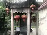 采荷街道乌龙庙遗留的乌龙碑亭，乌龙庙旧时为钱塘江海塘头堡所在，今仅存此碑