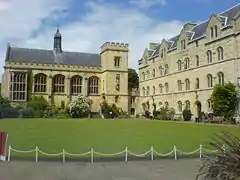 Pembroke College Hall over the Chapel Quad