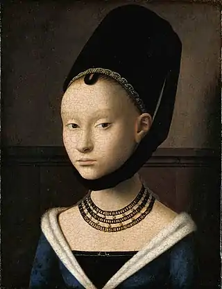 少女的肖像, c. 1470s. 柏林画廊