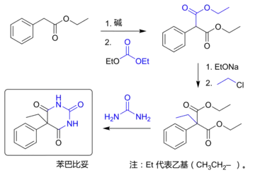苯巴比妥 合成