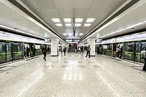 丰台科技园站站台