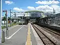 2、3号月台从吴方向望向广岛方向（2012年8月22日）