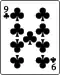 9 of clubs